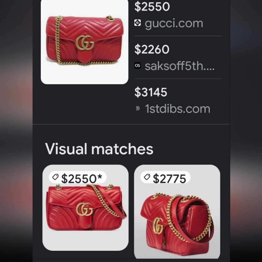 Gucci red small - Picture 3 of 8